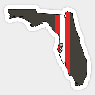 Tampa Bay Football (Alternate) Sticker